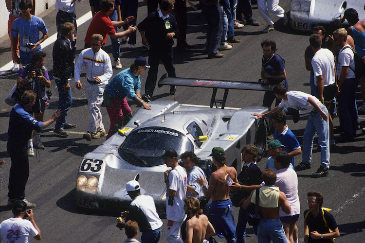Le-Mans-Sieg mit Mercedes 1989