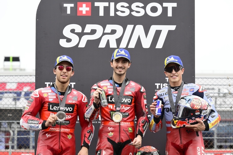 Les meilleurs sprinters MotoGP de Motegi : Bagnaia, Bastianini, Marquez