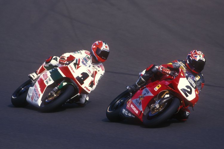 Carl Fogarty und Troy Corser in der Superbike-WM 1996