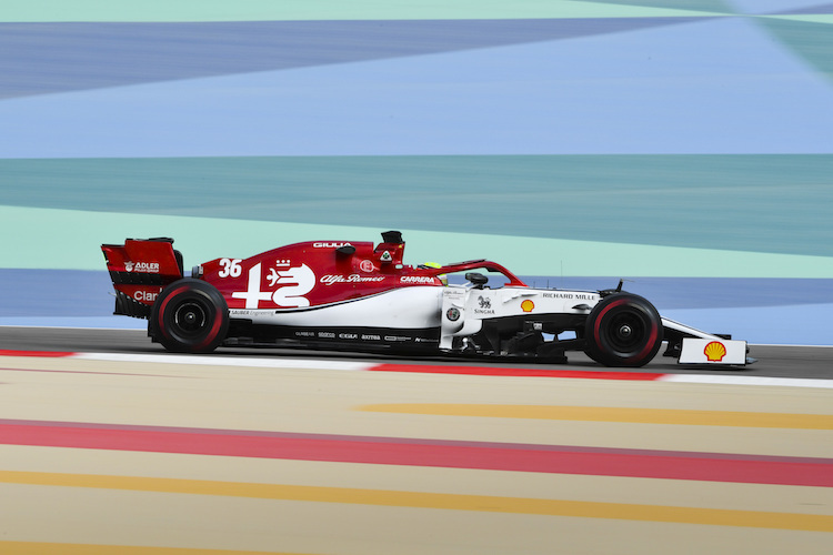 Mick Schumacher 2019 in Bahrain im Alfa Romeo