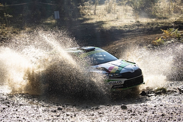 Marco Bulacia führte streckenweise in der WRC2