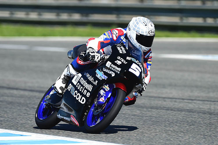 Romano Fenati auf der Moto3-Honda 