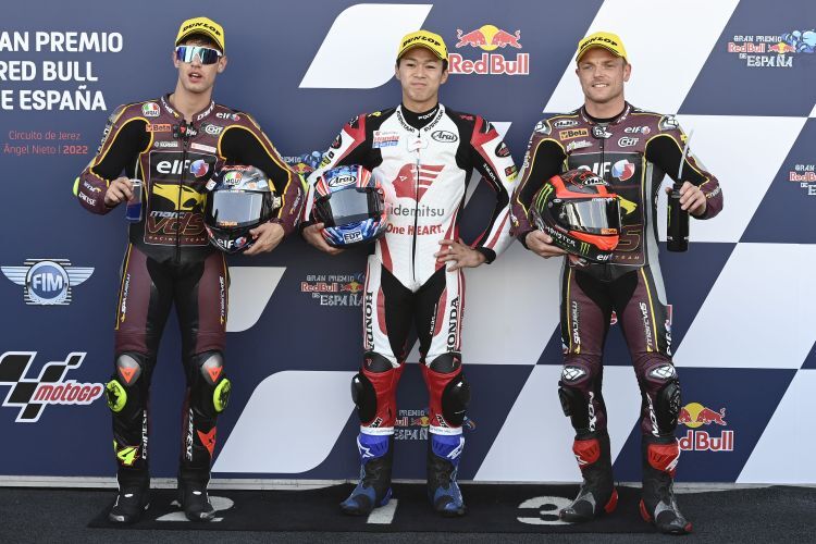 Ai Ogura, Tony Arbolino & Sam Lowes