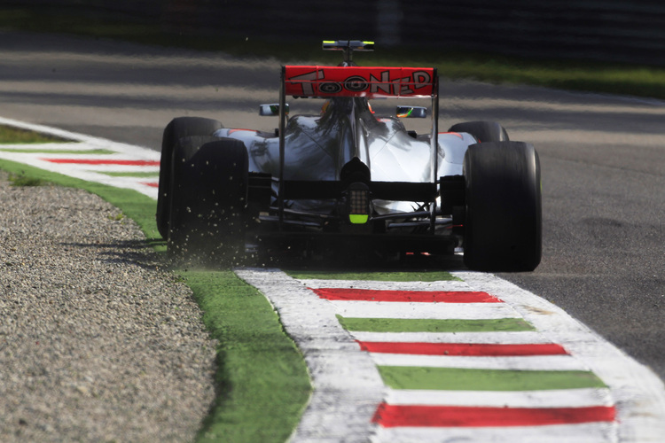 Die Gegner sahen Hamilton in Monza von hinten