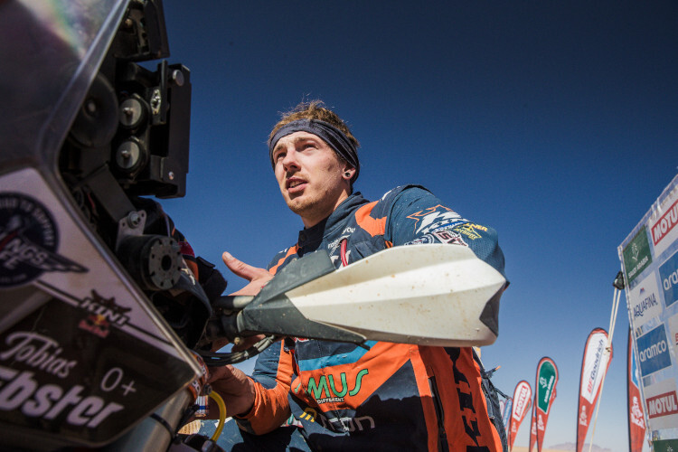 Tobias Ebster schlug sich bei seiner Dakar-Premiere sehr ordentlich
