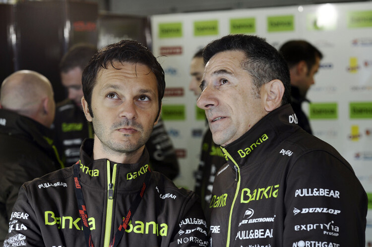 Gino Borsoi mit Teamchef Jorge «Aspar» Martínez