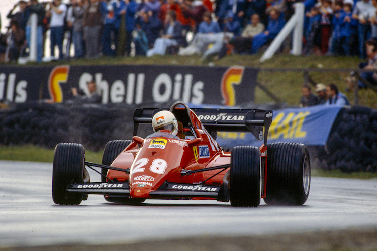 René Arnoux 1983 beim Grossen Preis von Europa in Brands Hatch