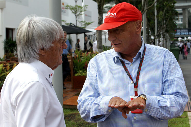 Niki Lauda hofft, dass Bernie Ecclestone weiter an der Spitze der Formel 1 bleibt