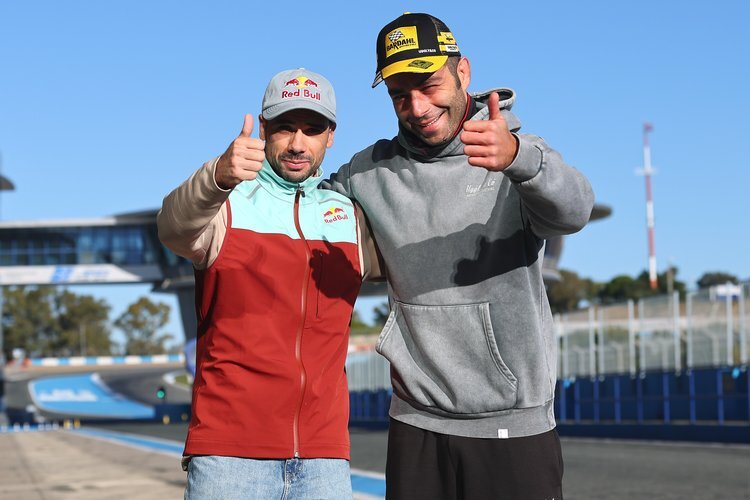 Das neue BMW-Duo Miguel Oliveira und Danilo Petrucci