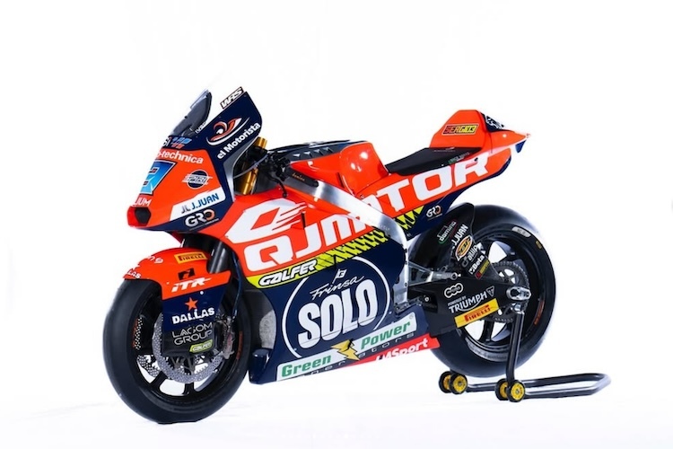 2025er-Moto2 von Boscoscuro