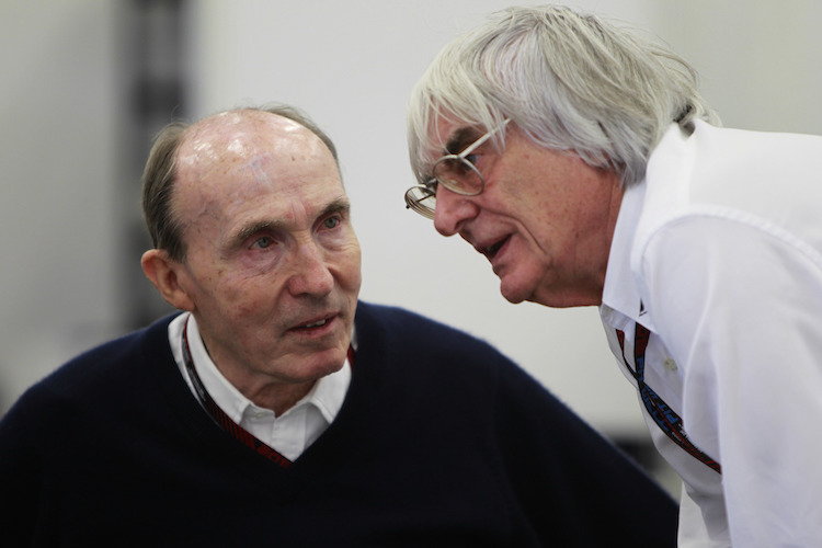 Bernie Ecclestone und Sir Frank Williams