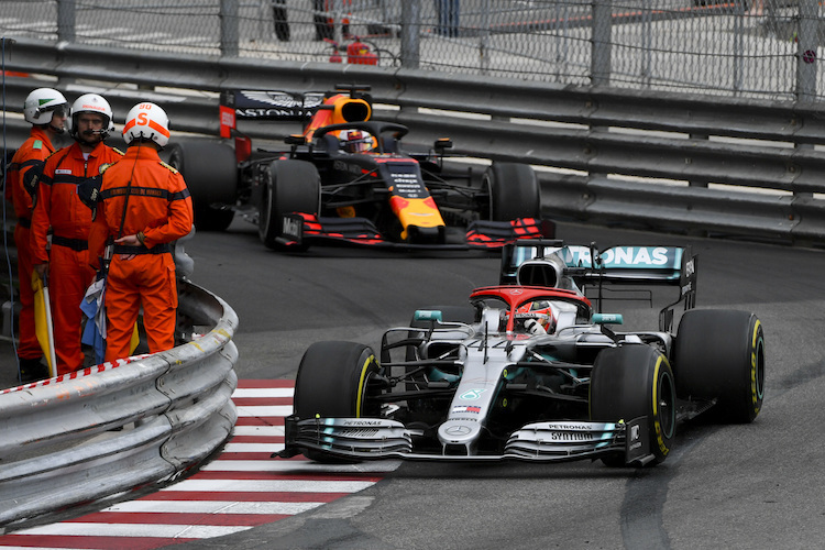 Lewis Hamilton holte sich den dritten Monaco-GP-Sieg