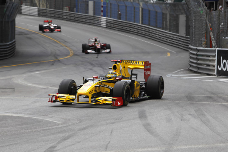 Kubica glänzte 2010 im Renault R30 in Monaco