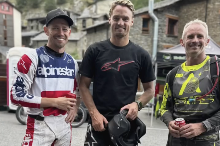 Casey Stoner mit Chaz Davies