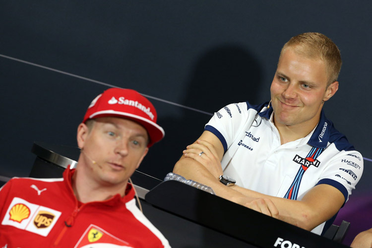 Bis Ende Juli dürfen Ferrari-Star Kimi Räikkönen und Williams-Talent Valtteri Bottas ihre Zukunft offen lassen