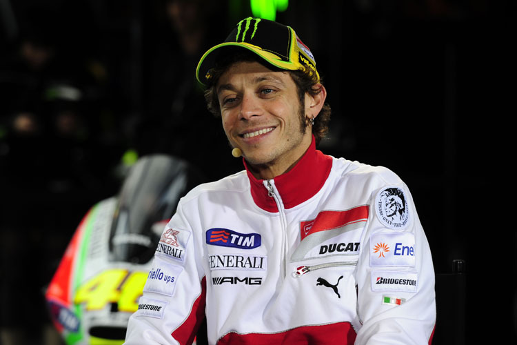 Valentino Rossi fand Gefallen an den Superbike-Rennen