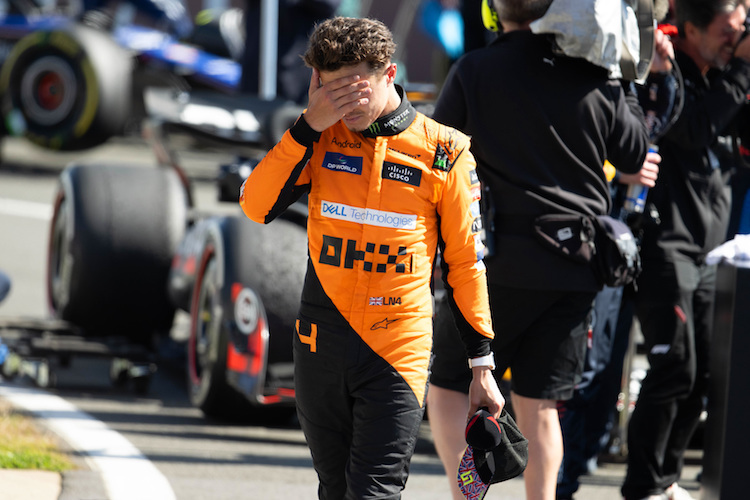 Lando Norris nach seinem Heimrennen in Silverstone