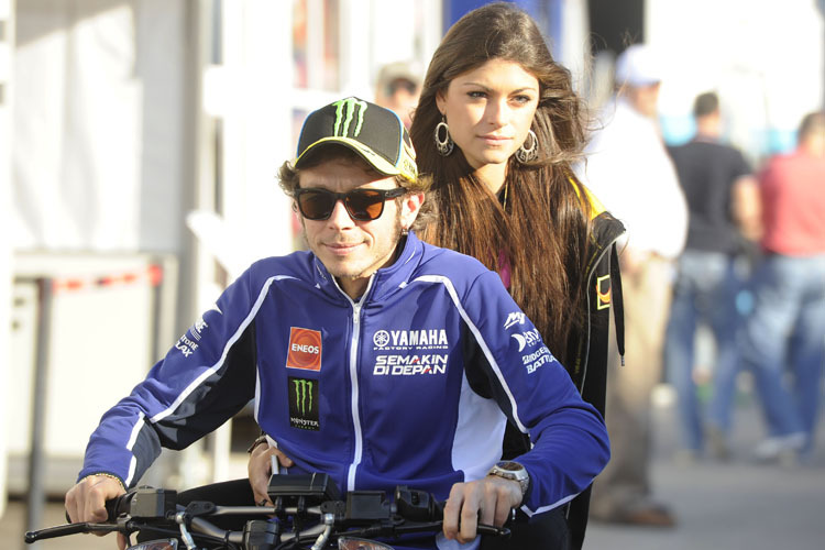 Valentino Rossi mit Freundin Linda Morselli