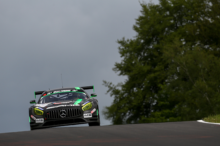 Sieben werksunterstützten Mercedes-AMG GT3 sollen den nächsten Sieg für die Schwaben holen.