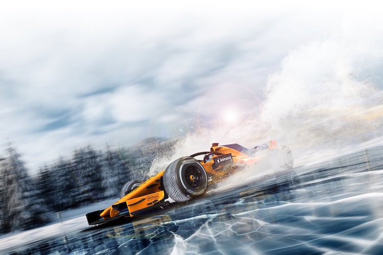 Winterliche Grüsse von McLaren