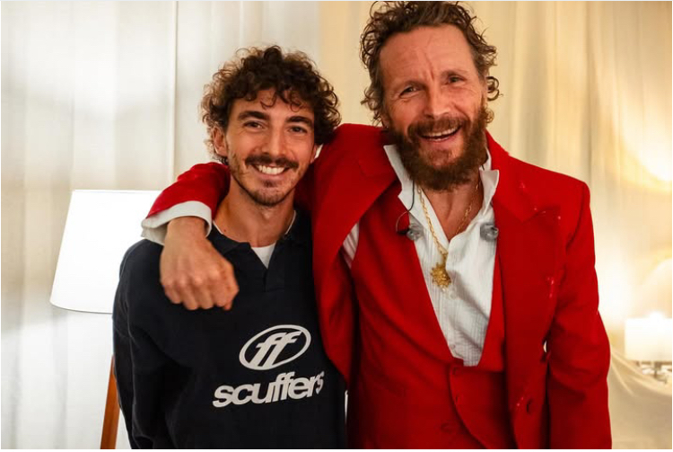 Vize-Weltmeister Pecco Bagnaia mit Jovanotti