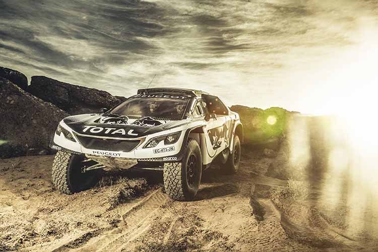 Stephane Peterhansel und Jean-Paul Cottret bei der Rallye Dakar 2016