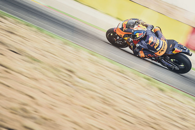 Aragón: Smith beim privaten KTM-Test