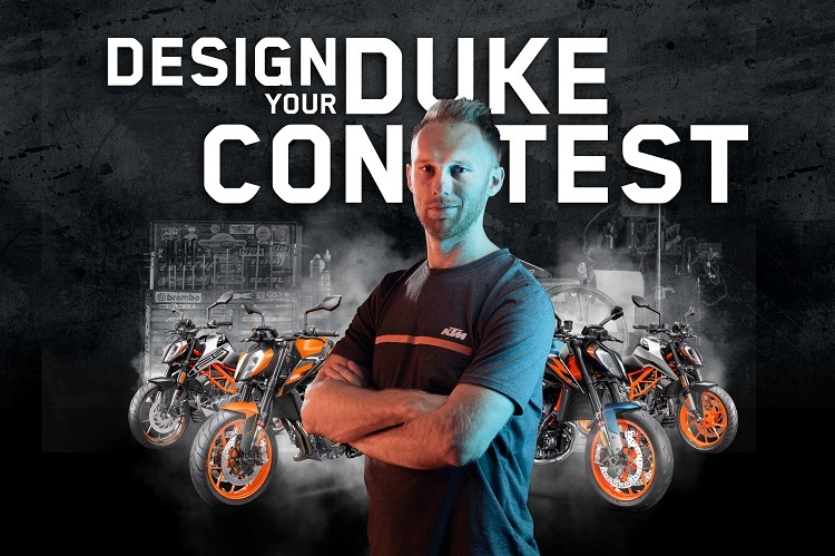 Rok Bagoroš, KTM Stuntfahrer, lädt ein, im Rahmen von Design your Duke Contest die KTM Duke neu zu gestalten