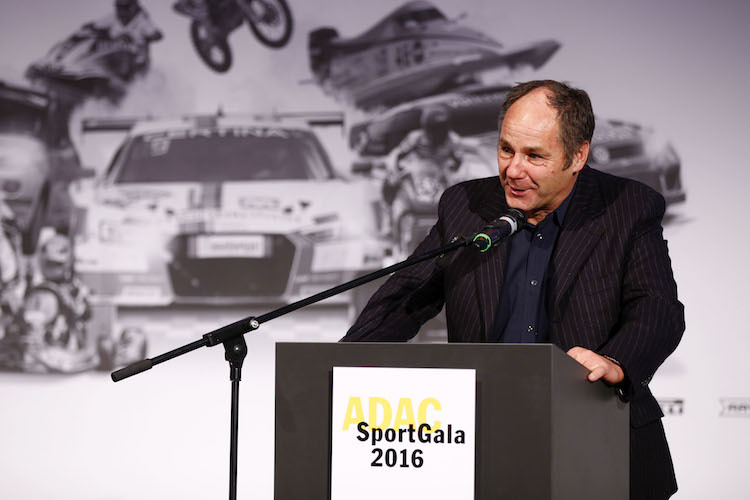 Gerhard Berger hielt die Laudatio