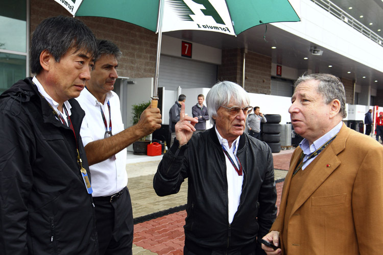 Ecclestone mit FIA-Präsident Jean Todt