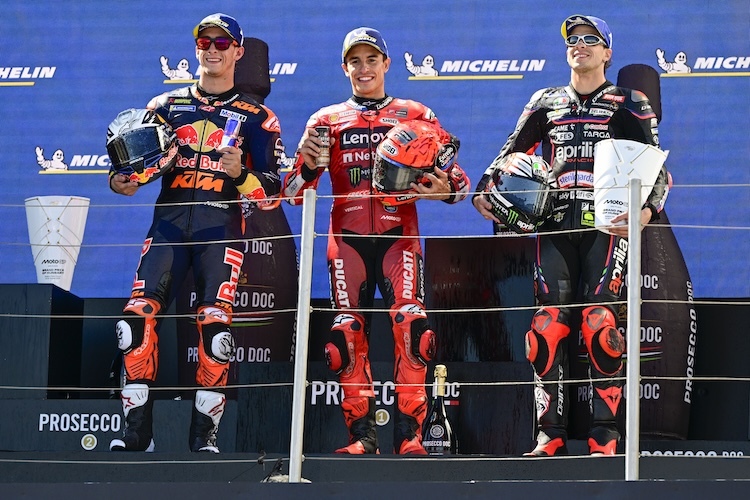 Pedro Acosta, Marc Márquez, Marco Bezzecchi