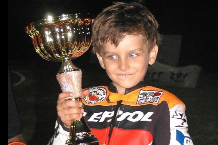 Schicksal? Ein deutlich jüngerer Luca Marini im Repsol-Honda-Leder