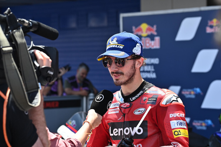 MotoGP-Pole-Setter Pecco Bagnaia