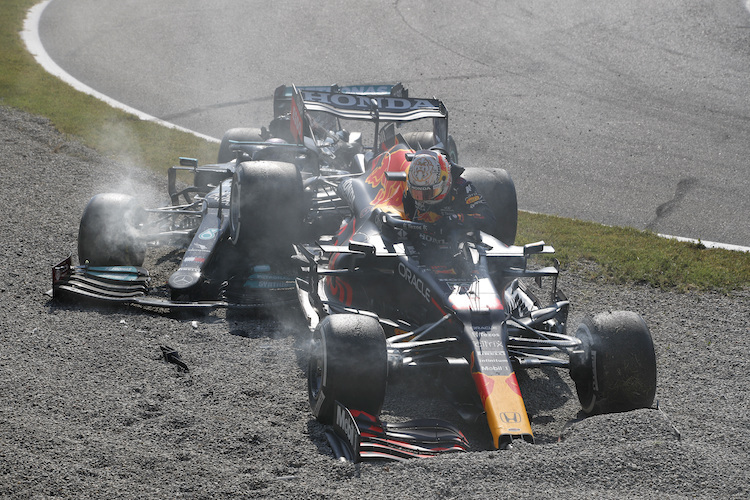 Der Crash der beiden Titelfavoriten in Monza