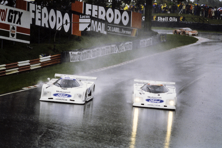 Marc Surer und Manfred Winkelhock in Brands Hatch 1982