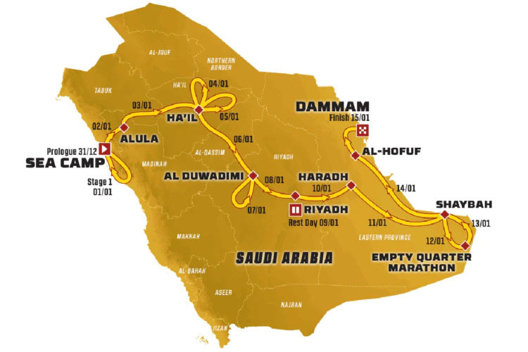 Dakar 2023: Die erste Etappe startet am 1. Januar