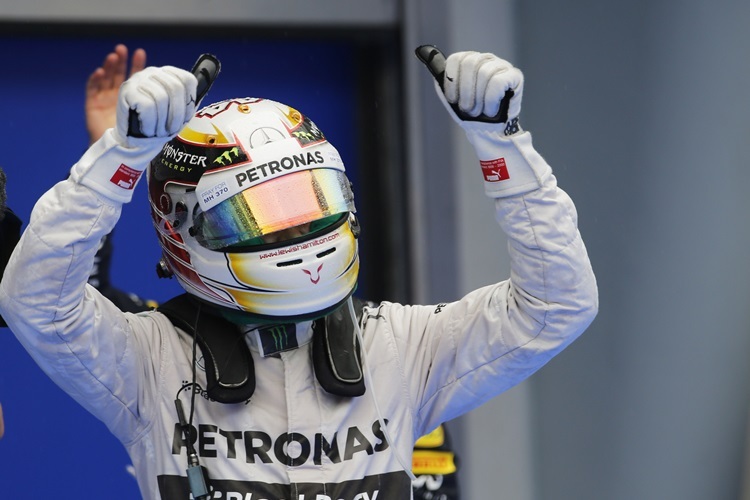 Pole-Mann Lewis Hamilton