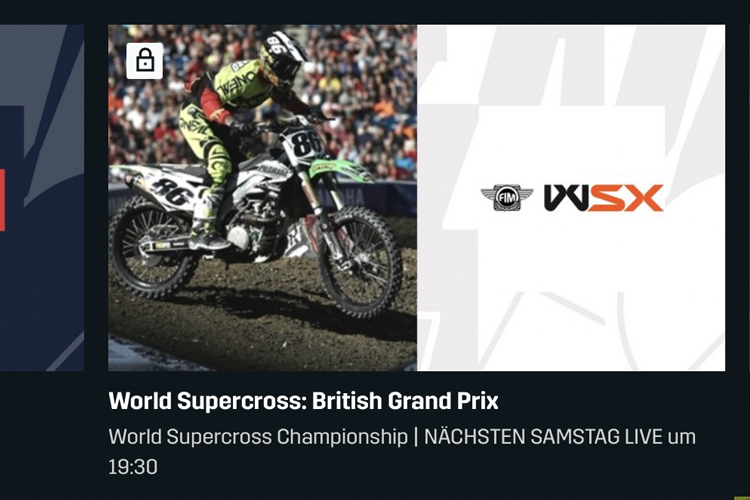 Der Auftakt der Supercross-WM ist bei DAZN.com angekündigt