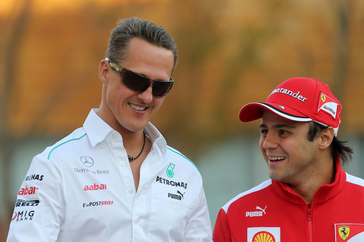 Michael Schumacher und Felipe Massa