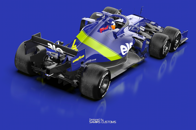 Der Tyrrell von hinten
