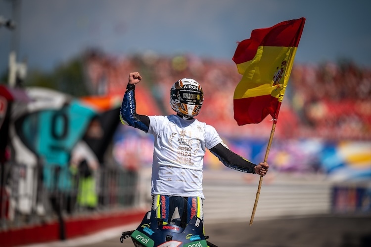 Startnummer 1 beim Saisonstart der MotoE für Intact-Pilot Hector Garzo