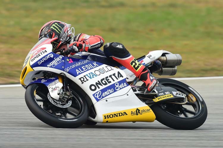 Antonelli auf der Honda des Teams Ongetta Rivacold