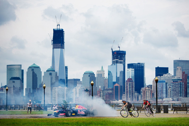 Formel 1 und die Skyline von Manhattan, das passt
