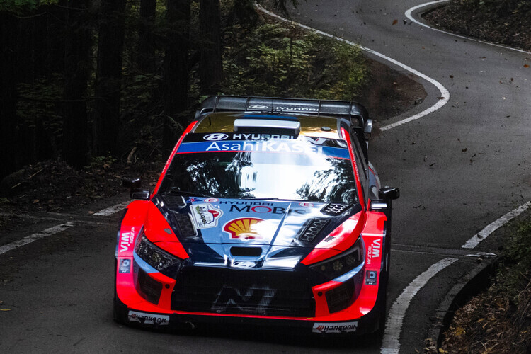 Ott Tänak klassierte sich als einzig verbleibender Hyundai-Pilot auf Platz vier