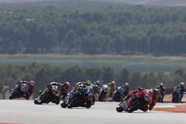 Das Superpole-Race in Aragon war spannend
