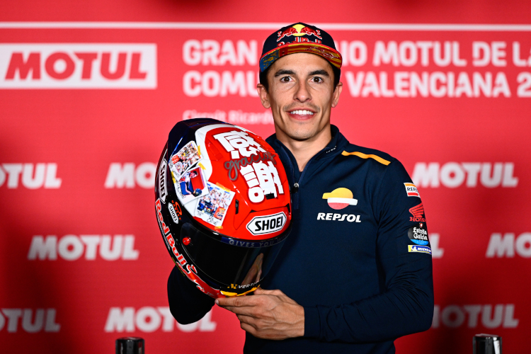 Marc Márquez bedankt sich mit dem Design bei seiner Honda-Mannschaft