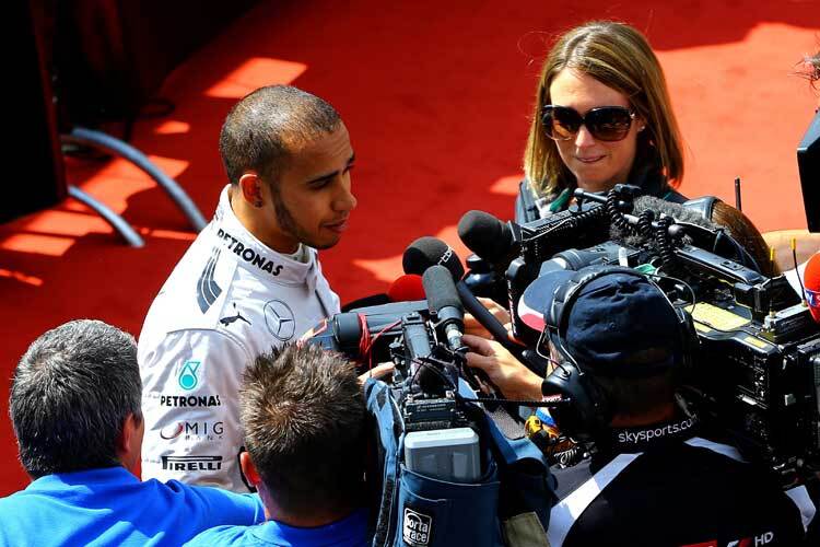 Lewis Hamilton will sich auch im Umgang mit der Presse bessern