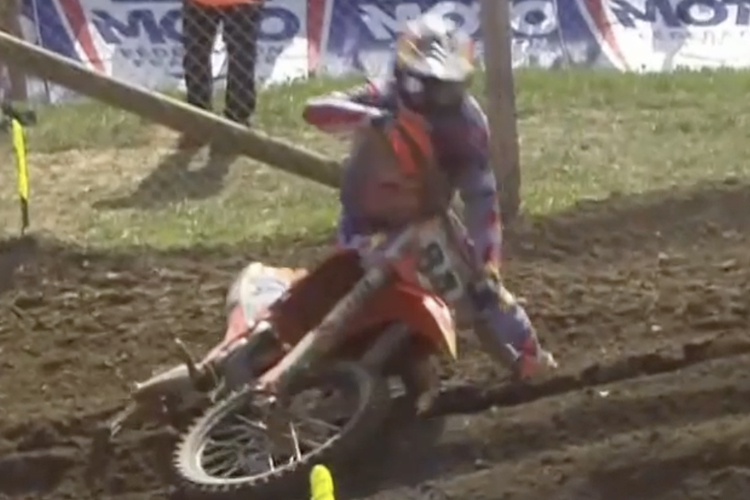 Jeffrey Herlings stürzte im zweiten Lauf