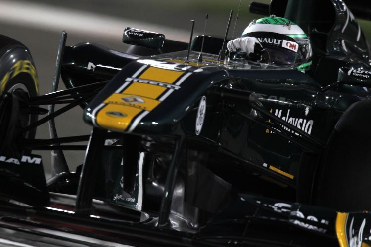 Heikki Kovalainen im Vorjahres-Lotus, nun Caterham