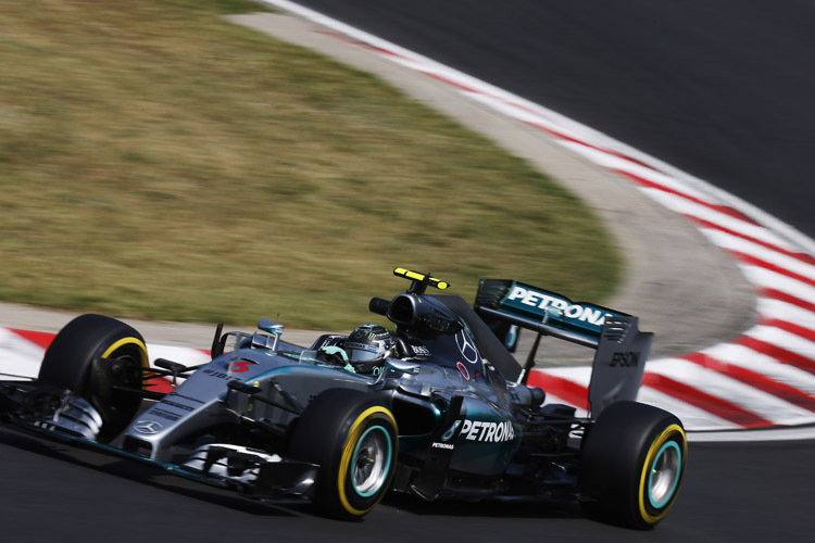 Nico Rosberg hatte im Training zum Ungarn-GP Probleme mit der Fahrzeugbalance